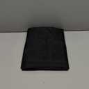 Simplebrand Black Sheer Curtains 96 Inches Long, Light Filtering Rod Pocket Solid Color Window Sheer Curtain Panels, Elegant Curtains & Drapes for Living Room, Bedroom 2 Panels (Black, 42" W x 96" L)