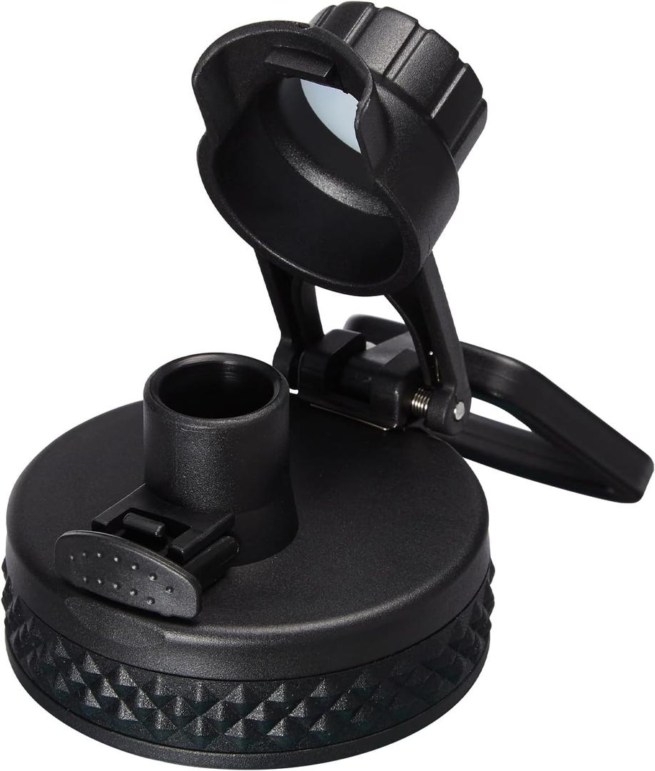 Auto Spout Lid with Button Lock, Replacement Flip Lid of 2.22" Diameter Fits Wide Mouth, Leak- Proof Bottle Accessories with Big Handle Easy to Carry