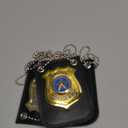 Spooktacular Creations Gold and Silver Badge Set for Police Pretend Halloween Dress Up Games, Cop Play Costume Accessories, Party Favors, Christmas Stuffers for Boys Men Women