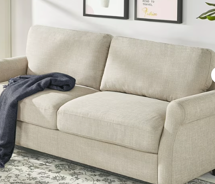 Love Seat Cushions Beige 19.5x33x3"  Love Seat Cushions Beige 19.5x33x3"