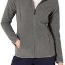 Women's Full-Zip Polar Fleece Jacket - XS Grey