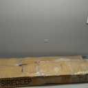 Bakers Rack with Power Outlet, Free Standing Kitchen Storage Shelf Rack, 3 Tier Kitchen Microwave Cart,3 Tier Heavy Duty black Metal Rolling Cart with Lockable Wheels(Black, 15.75x31.5x47)