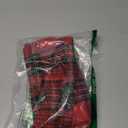 AQOTHES Pack of 2 Christmas Plaid Decorative Throw Pillow Covers Scottish Tartan Cushion Case for Farmhouse Home Holiday Decor Red and Green, 18 x 18 Inches