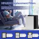 HPA300 HEPA Air Purifier Filter R for Honeywell HPA300 HPA200 and HPA5300 Series, 6 Pack H13 True HEPA Filter Compatible with Honeywell Filter-R, HRF-R3