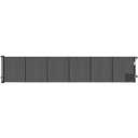 Reinforced 150 Extra Wide Retractable Baby Gate with Cat Door 12.5ft Outdoor Pet Gates for Wide Openings 37 Inch Tall Retractable Dog Gates for Doorways Long Pet Gate Indoor with Cat Door, Black