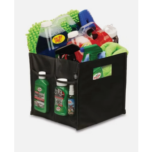 NEW -Turtle Wax Single Square Cargo Bin w/ Built in Tissue Holder & Pockets