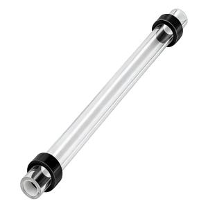 8 Inch Clear Sight Glass Tube with 2 Rubber Washers | Replacement Part for Steamaster HPJ-2S Steamer