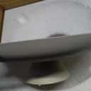 Fruit Bowl for Kitchen Counter, 11.8" W Large Concrete Decorative Bowls for Home Decor Purse Key Bowl for Entryway Table, Modern Style Catch-all Bowls (Off-White)