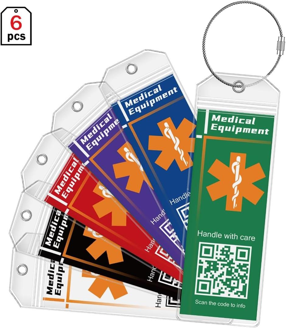 Health Tag DISONCARE Medical Equipment Luggage Tag Cruise Insulin Diabetic ...