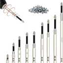 2025 High Magnetic Screwdriver Drill Bit Set, Anti Slip Magnetic Drill Bit Set Alloy Steel, Durable Puntas para Taladro for Impact Driver, Home DIY and Professional Use(9 PCS)