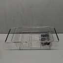 Dish Drying Rack in Sink, Expandable Stainless Steel Dish Drainers for Kitchen Counter, Dish Dryer Rack for Inside Sink, Over The Sink Dish Racks with Utensil Holder, Silver