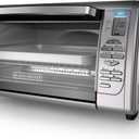 Black+Decker Countertop Convection Toaster Oven, 8 One-touch Cooking Functions, Stainless Steel