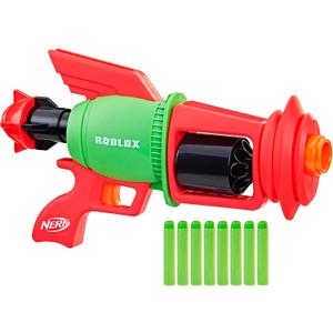 Nerf Roblox Build A Boat for Treasure: Spacelock Ray Blaster, Includes Code to Redeem Exclusive Virtual Item, 8 Elite Darts