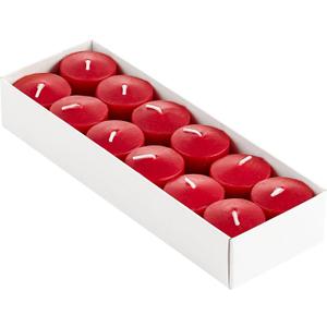 Candle Charisma Strawberry Scented Votive Candles - 10 Hour Burn time - Set of 12 for Dinner, Wedding, Halloween and Holiday Decorations