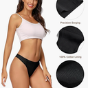 voenxe Women Bikini Underwear,Seamless Breathable Ladies Panties,No Show Comfortable Briefs Undies,Invisible Hipster,5-Pack (Large)