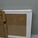 ENJOYBASICS 18x24 Picture Frame, Display Poster 16x20 with Mat or 18 x 24 Without Mat, Wall Gallery Photo Frames, White, 2 Pack