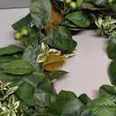 Artificial Greenery Wreath for Front Door