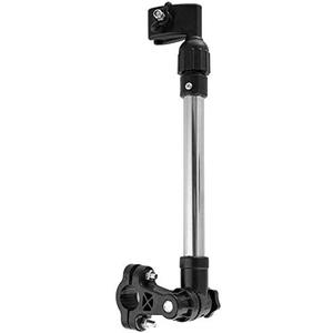 Alomejor Adjustable Stainless Steel Umbrella Mount Stand Umbrella Stand Pram Retractable Umbrella Holder for Bike Wheelchairs Baby Stroller