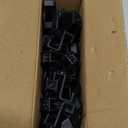 HOUSE DAY Space Saving Hanger Hooks 60 Pack, Black Clothes Hanger Connector Hooks, Heavy Duty Hanger Hooks Space Saver, Premium College Dorm Room Essentials, Good Closet Organizers and Storage