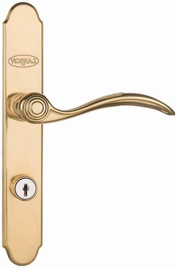 Larson QuickFit Curved Brass Handle