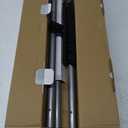 MR.SIGA Floor Scrub Brush with Long Handle, 2 in 1 Scrubber and Squeegee for Cleaning Bathroom, Patio, Garage, Wall, Tile with Stiff Bristles