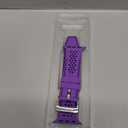 YISIWERA Sport Silicone Band Compatible with Apple Watch Band 42mm 44mm 45mm 49mm for Women Men, Soft Wristband Waterproof Replacement Sport Strap for iWatch Series 9 8 7 6 5 4 3 2 1 Ultra SE Purple