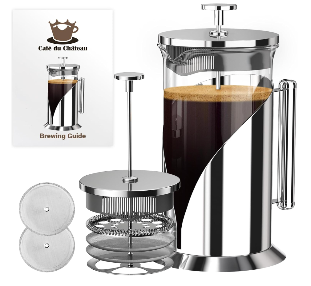 Cafe Du Chateau French Press Coffee Maker