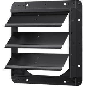 12 Inch Aluminum Automatic Shutter Louver Vent (No Fan Blades and Motor) for Home Attics, Workshops, Barn, Greenhouse