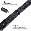 DiBanGu Christmas Bow Ties for Men Xmas Self-tied Bowties and Pocket Square Set Festival Woven Bowtie Handkerchief (Black)