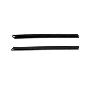 CTH for Toyota 4Runner 2020-2024 Front Middle Grille Center Stripe Decorative Stripe Cover Car Accessories 2pcs (Glossy Black)