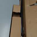 Ivilon Drapery Treatment Window Curtain Rod - Square Design 1 1/8 Rod. 28 to 48 Inch. Black