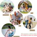 Initial Water Bottle Holder with Strap for Stanley Cup Accessories 40 oz Tumbler/Simple Modern Tumbler Bag, Water Bottle Carrier Bag with Strap for Men Women Gift Hiking, Travel, Camping, Walking Gym (Cream)