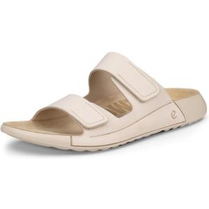 ECCO womens FlatSandal (Beige, S)