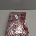 2PCS 35''x55'' Jumbo Christmas Drawstring Gift Bags, Santa Bags Extra Large, Buffalo Plaid Christmas Gift Bags Santa Sack with Drawstring,Heavy Xmas Bags for Xmas Holiday Gift Giving and Party Decor (Red and Black Grid)