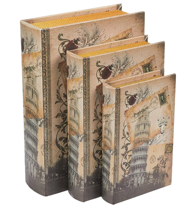 Book Safe 3 Pack Fake Hollow Books