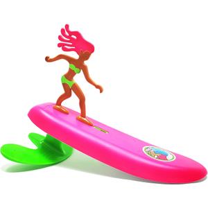 Surfer Dudes Classics Wave Powered Mini-Surfer and Surfboard Toy - Bali Bobbi