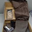 TIDEWE Hip Wader, Lightweight Hip Boot for Men and Women,2-Ply PVC/Nylon Fishing Hip Wader Brown Size 12