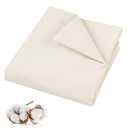 PEASUG 100% Cotton Muslin Fabric, 63 Inch X 2 Yards Unbleached Muslin Fabric by The Yard, Medium Weight Draping Fabrics Suitable for Sewing Embroidery, Garments, Crafts Material-Natural