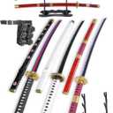 Cold Blade Katana Sword - 41 inches Katana Replica with Holster Belt and Display Stand - Sword with Authentic Design