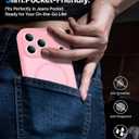 3 x Magnetic Shockproof for iPhone 17 Pro Max Case,Upgrade[Camera Protection][Compatible with Magsafe][Non-Slip][Mil-Grade Protection] Slim Translucent Matte Phone Case for iPhone 17 Pro Max,Pink