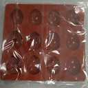 Easter Egg Chocolate Molds, 3 Pack Egg Silicone Candy Molds for Jello, Ices, Gummies, Resins