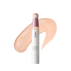 JOAH Perfect Complexion Under Eye Concealer and Serum, Korean Makeup, Hydrating Under Eye Concealer Stick for Dark Circles and Puffiness, Peptide Serum with Medium Coverage (1 Ounce (Pack of 2), Very Fair with Cool Undertones)