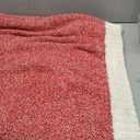 Snuggle Sac Red Throw Blanket for Couch, Super Soft Warm Christmas Red Blankets Cozy Knit Fuzzy Plush Lightweight Throws for Sofa, Bed, Camping, Heather Red, 50x60 inches