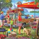 RoseArt - Kodak Premium - Family Beach Vacation - 1000 Piece Jigsaw Puzzle for Adults