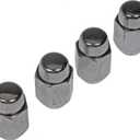 Dorman 711-401 Wheel Nut Chrome Acorn 2-Pc M12-1.25 Compatible with Select Nissan Models, 4 Pack