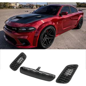 Hood Vent Bezels For Chrysler 300/Dodge Charger 15-23 Redeye Style