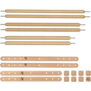 Arabeska Cross Stitch Scroll Frame Set with Plastic Clamps from Beech Hardwood Different Sizes (S/L/SE) (Special Edition)