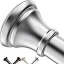 Chrome Tension Shower Curtain Rod – Adjustable 18-79 Inches, Fits 20-78 Inch Spaces (Ideal for 72" Wide Bathrooms), Rust Resistance Adjustable Durable Spring No Drilling