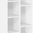 Furinno Luder Bookcase / Book / Storage , 7-Cube, White