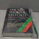 The New Shorter Oxford English Dictionary (2 Vol. Set; Thumb Indexed Edition)